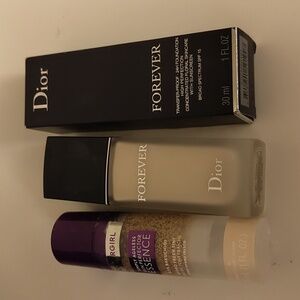Dior Forever Matte Foundation 00 CoverGirl Essence 10 Bundle